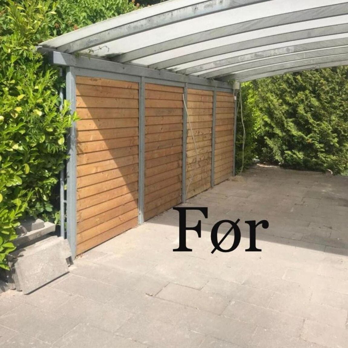 Carport før renovering
